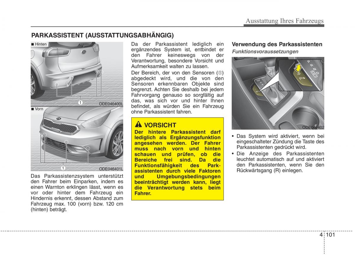 KIA Niro Handbuch / page 213