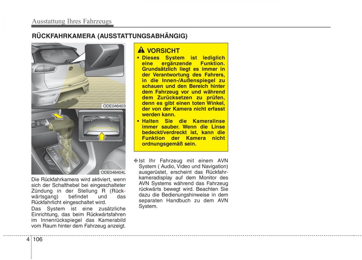 KIA Niro Handbuch / page 218