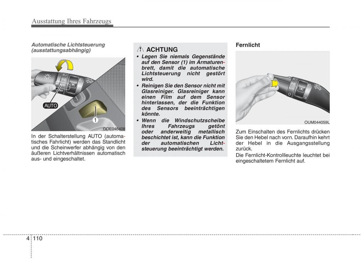 KIA Niro Handbuch / page 222