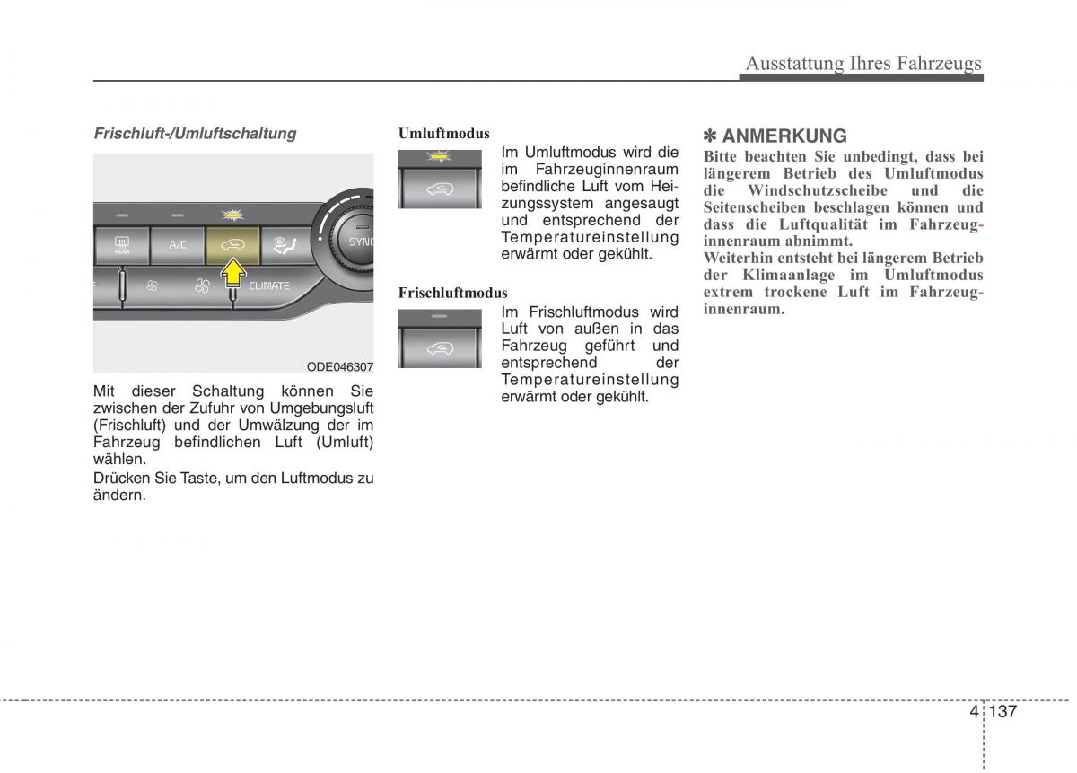 KIA Niro Handbuch / page 249