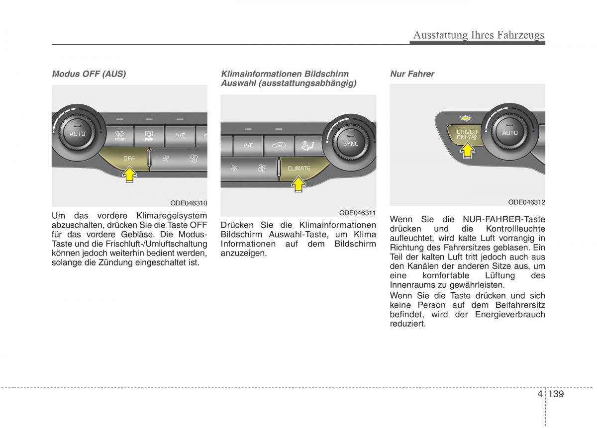 KIA Niro Handbuch / page 251