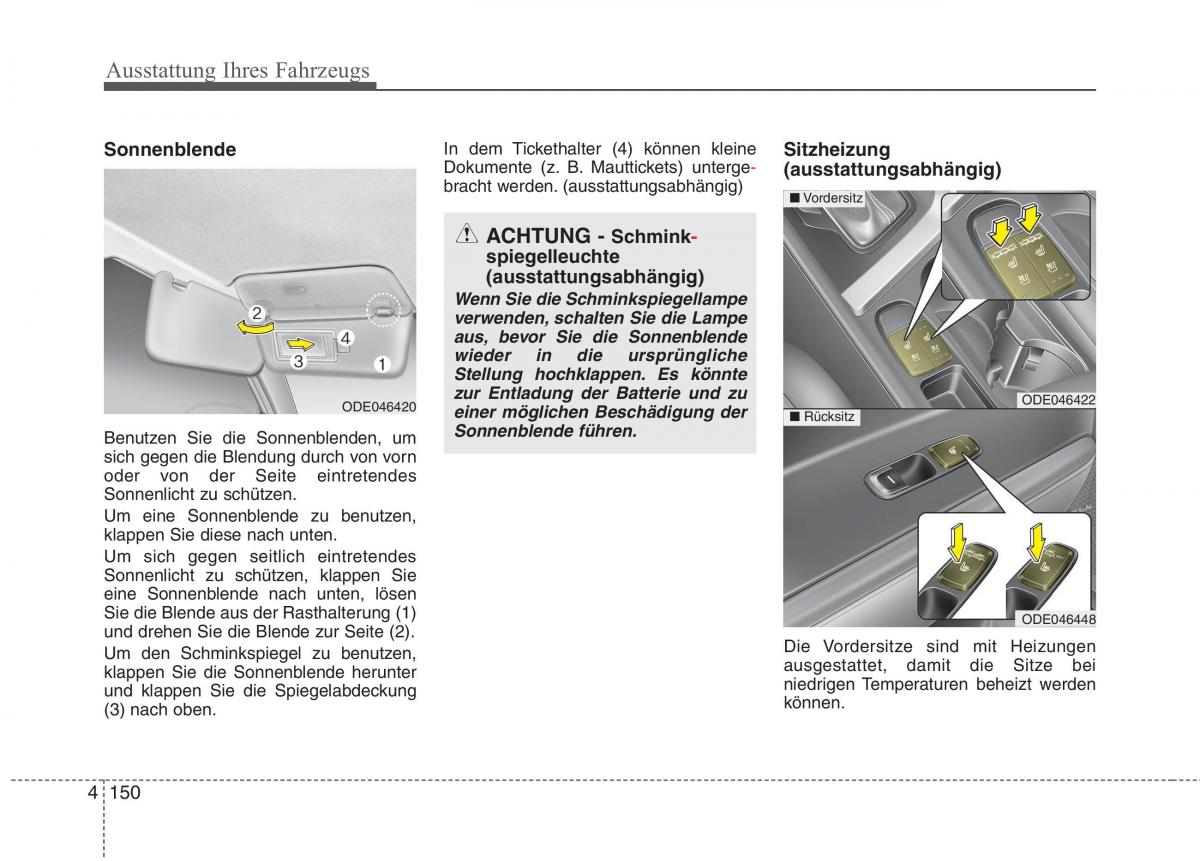 KIA Niro Handbuch / page 262