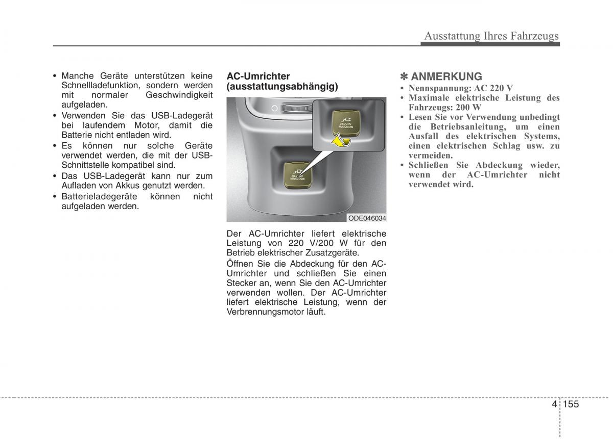 KIA Niro Handbuch / page 267