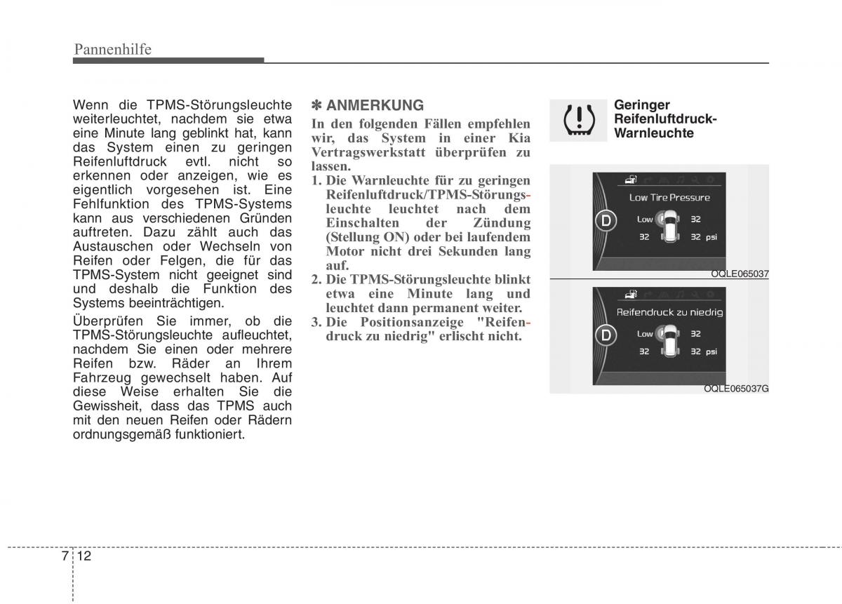 KIA Niro Handbuch / page 455