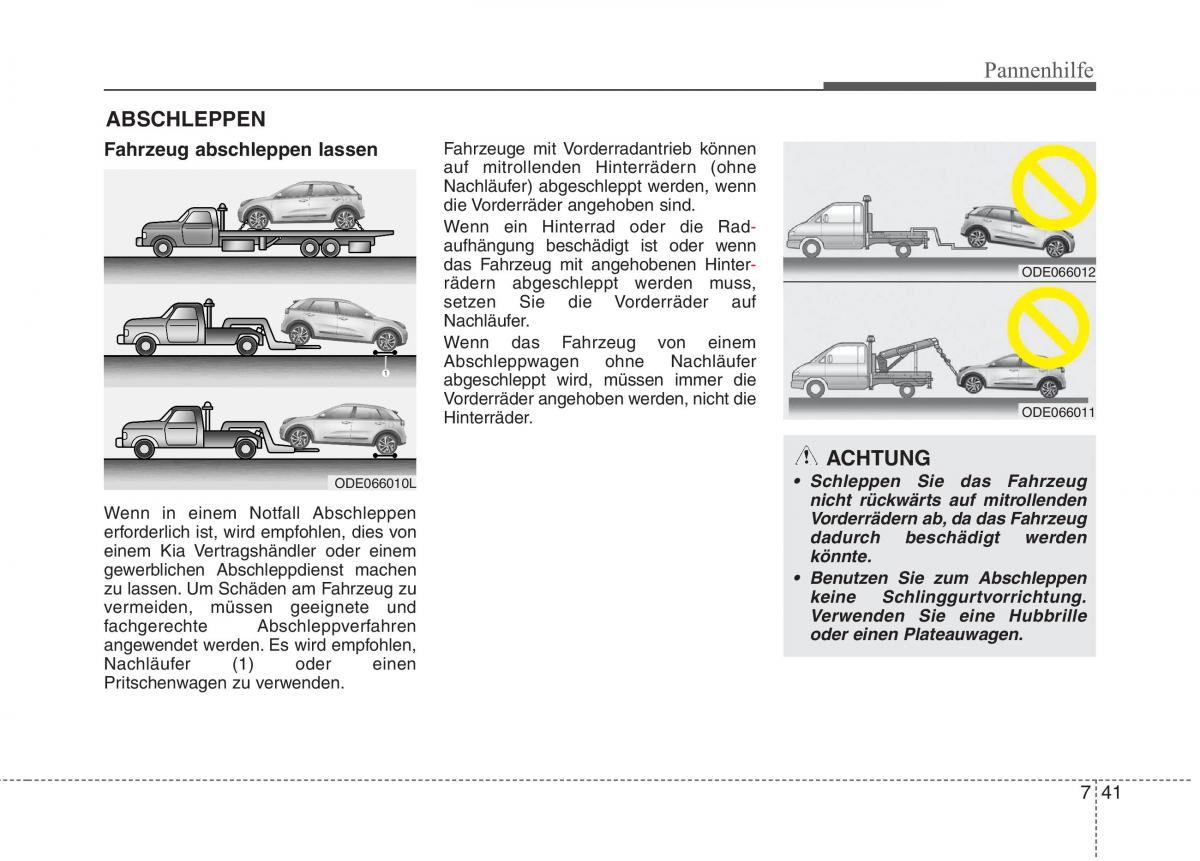 KIA Niro Handbuch / page 484