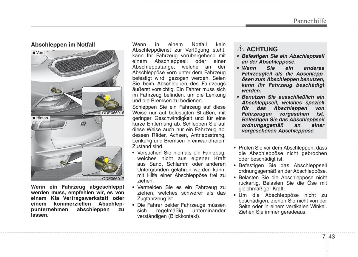 KIA Niro Handbuch / page 486