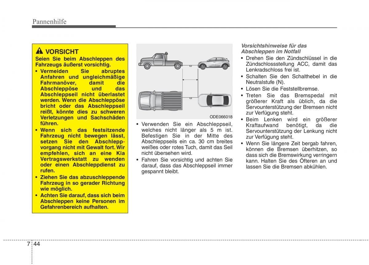 KIA Niro Handbuch / page 487