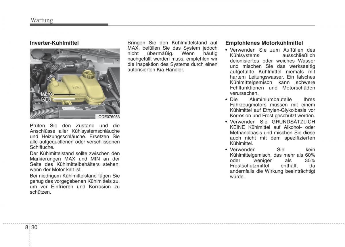 KIA Niro Handbuch / page 519