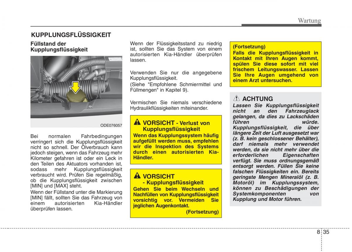 KIA Niro Handbuch / page 524