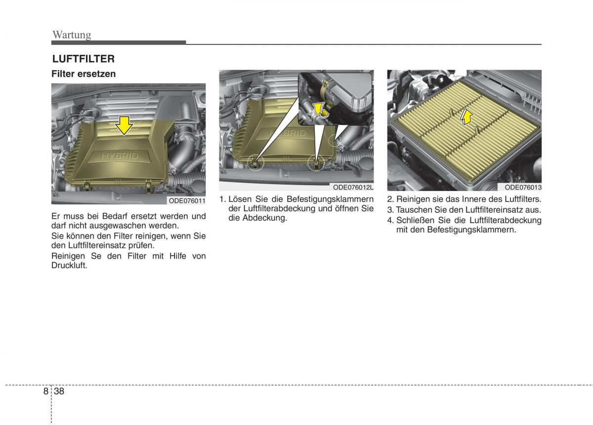 KIA Niro Handbuch / page 527