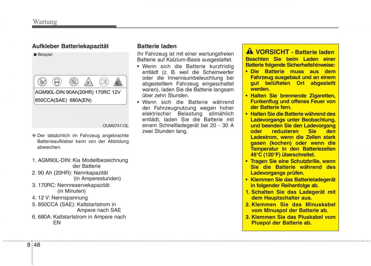 KIA Niro Handbuch / page 537