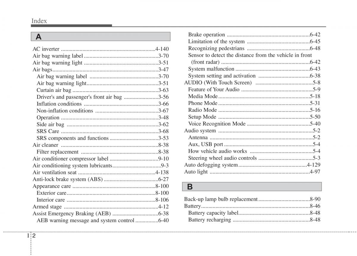 KIA Niro owners manual / page 574