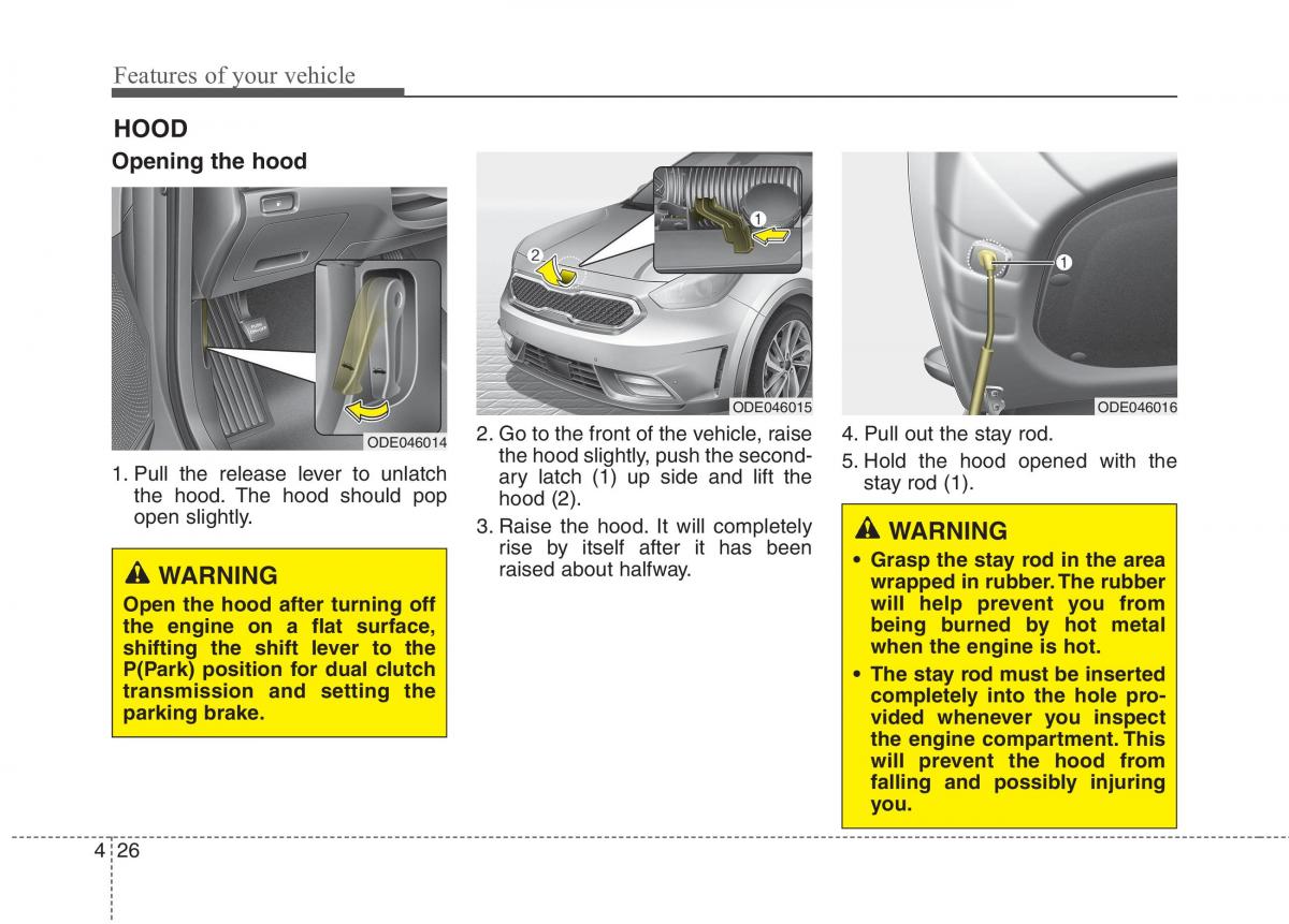 instrukcja obsługi  KIA Niro owners manual / page 125