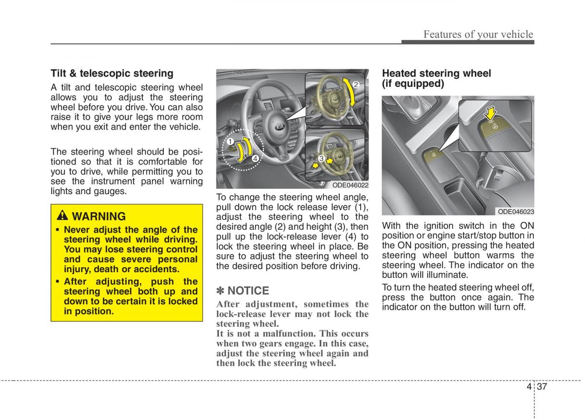 instrukcja obsługi  KIA Niro owners manual / page 136