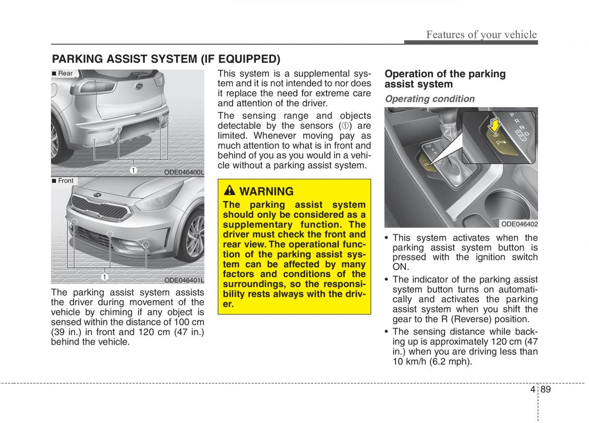 instrukcja obsługi  KIA Niro owners manual / page 188