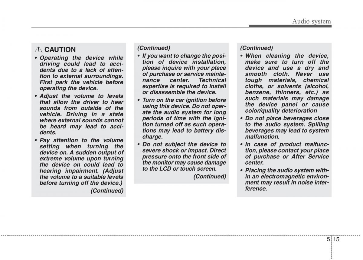 instrukcja obsługi  KIA Niro owners manual / page 262