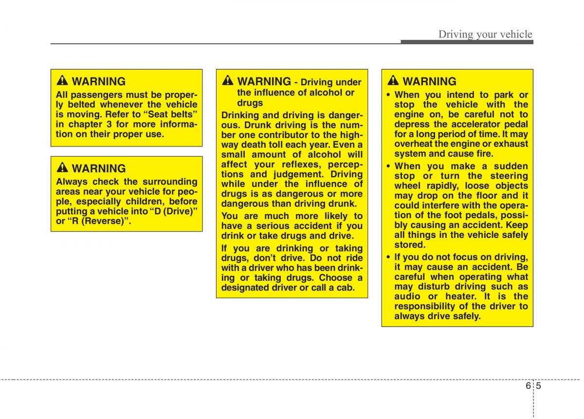 instrukcja obsługi  KIA Niro owners manual / page 307