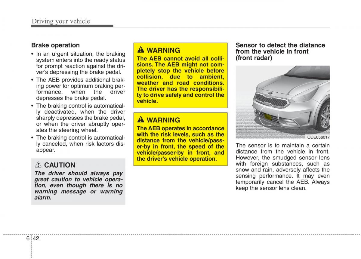 instrukcja obsługi  KIA Niro owners manual / page 344