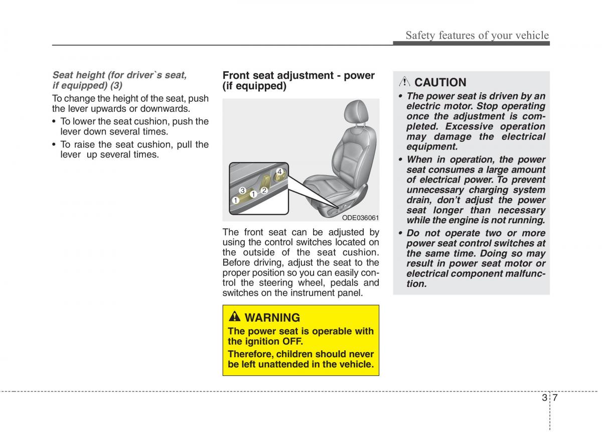 instrukcja obsługi  KIA Niro owners manual / page 36