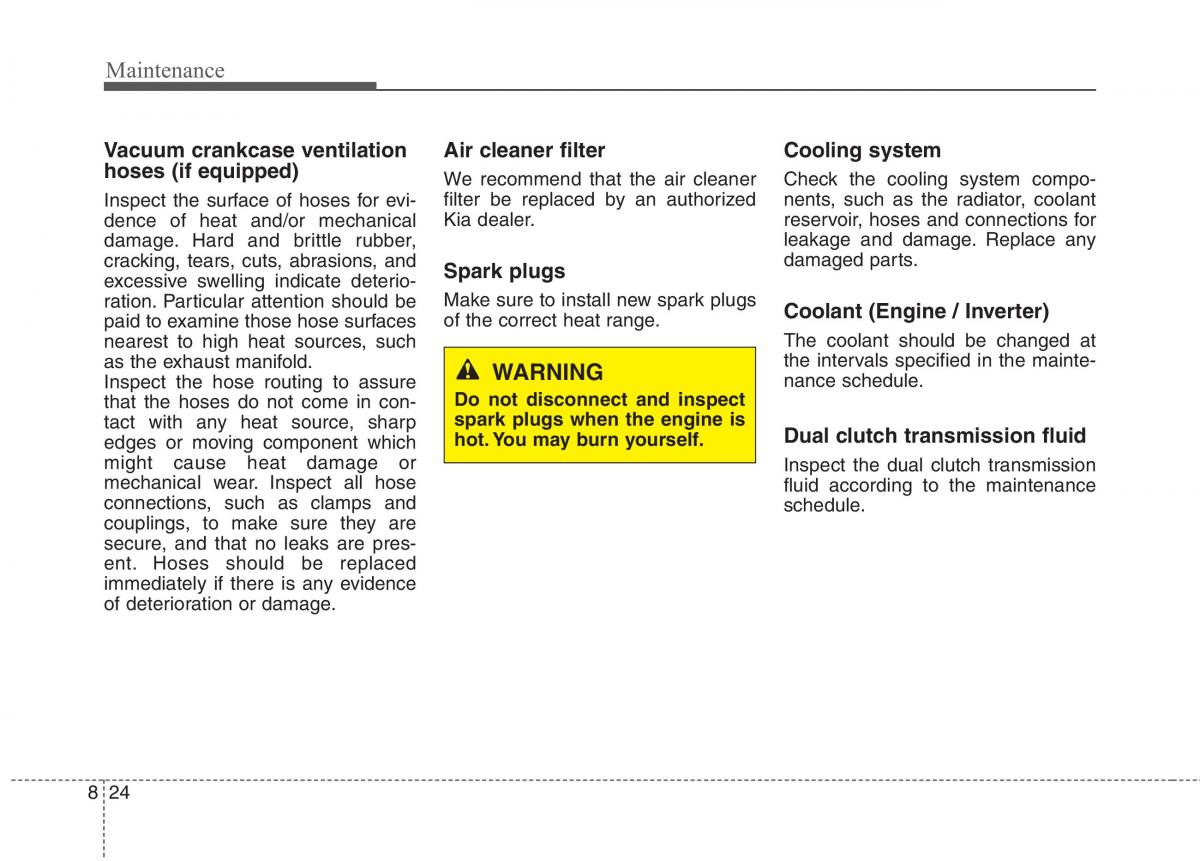 instrukcja obsługi  KIA Niro owners manual / page 466