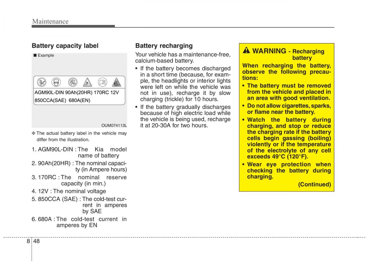 instrukcja obsługi  KIA Niro owners manual / page 490