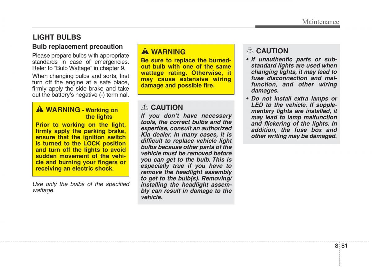 instrukcja obsługi  KIA Niro owners manual / page 523