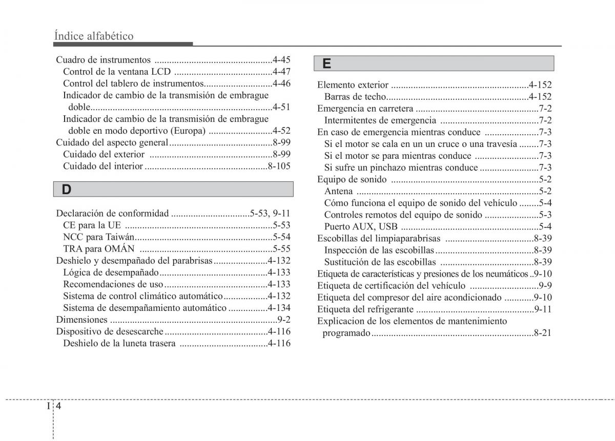 KIA Niro manual del propietario / page 580