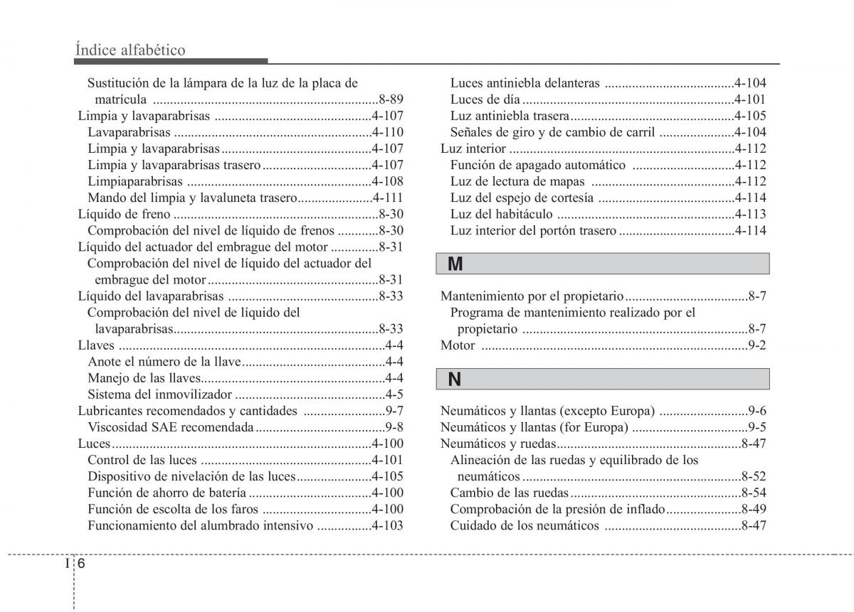 KIA Niro manual del propietario / page 582