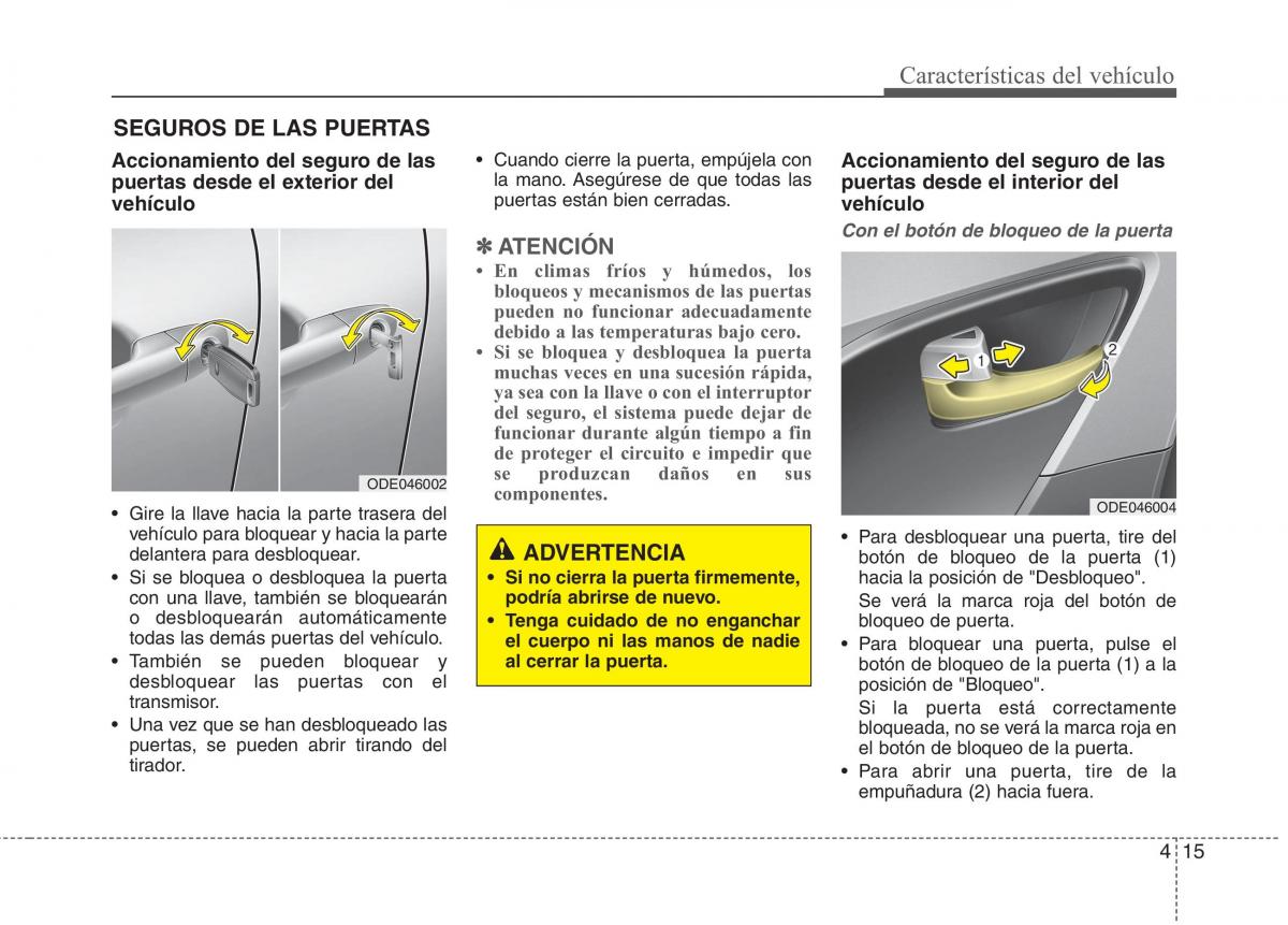 KIA Niro manual del propietario / page 117