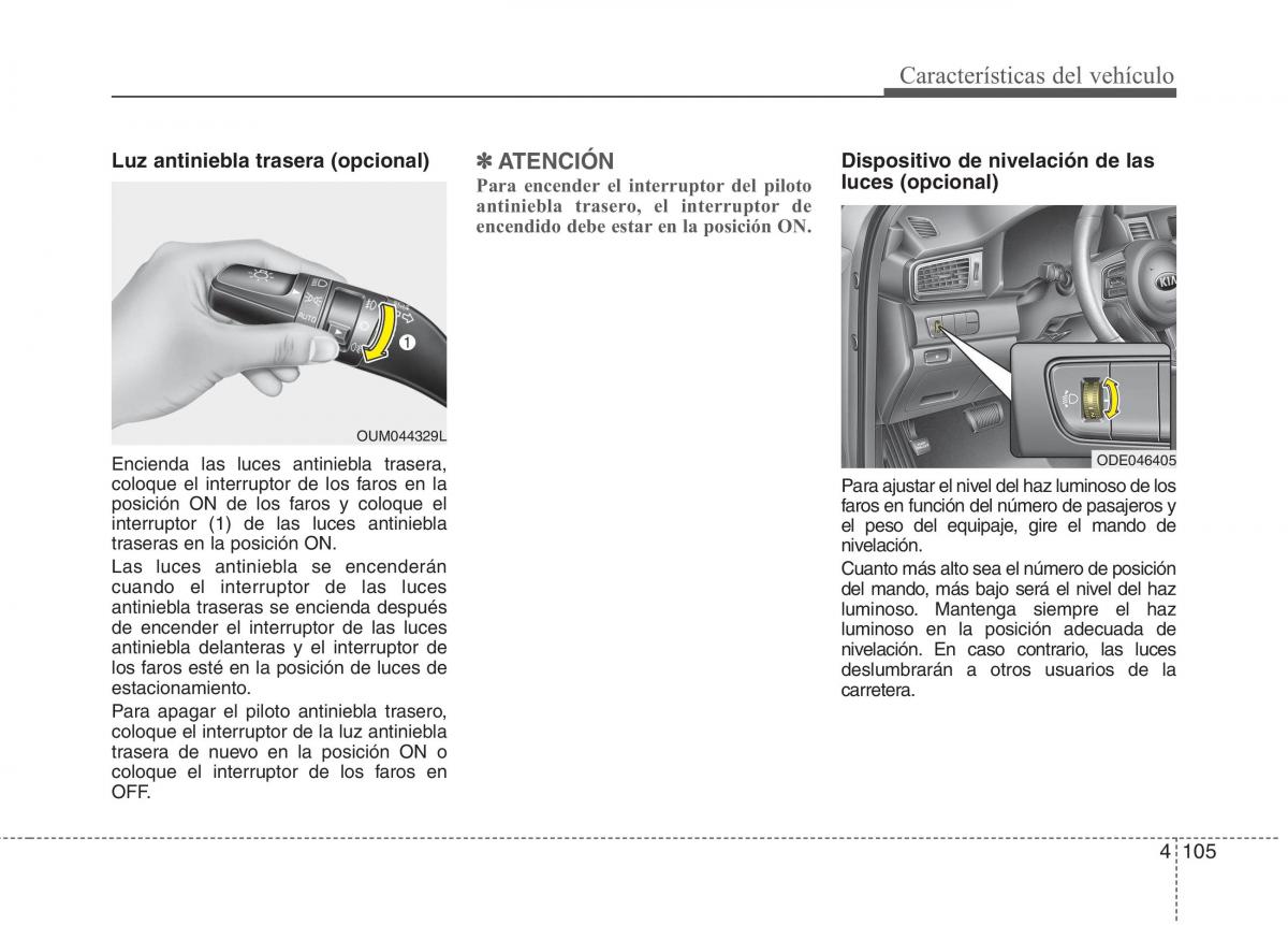 KIA Niro manual del propietario / page 207