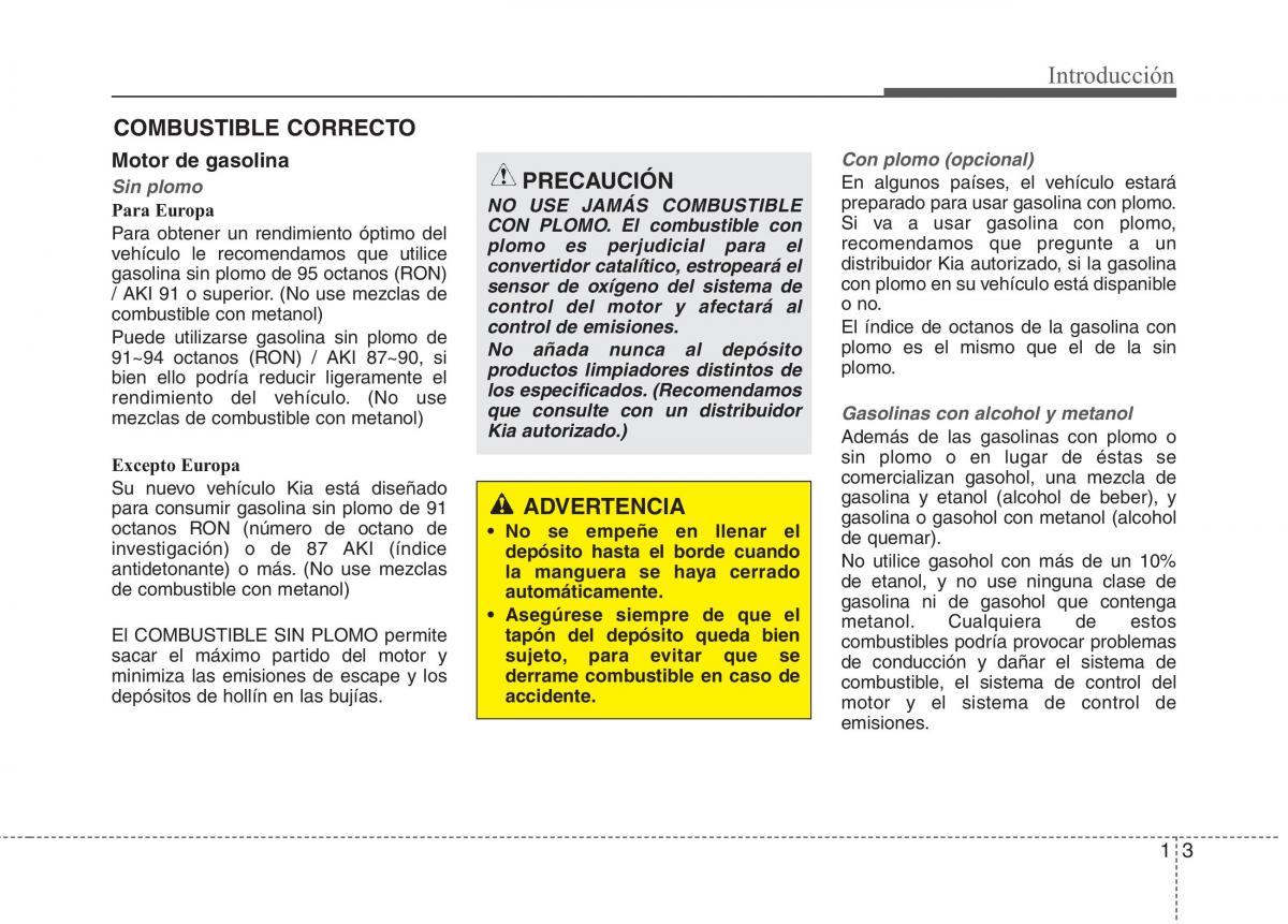 KIA Niro manual del propietario / page 22