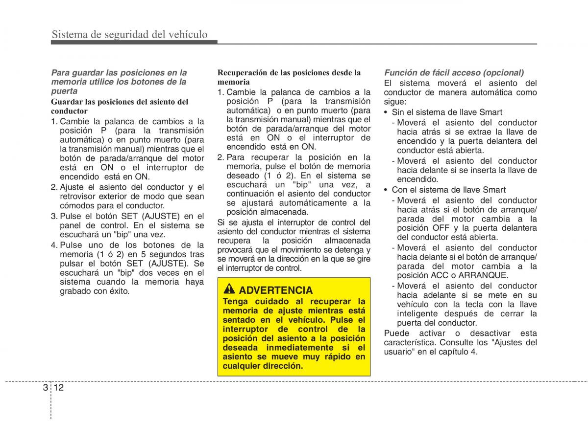 KIA Niro manual del propietario / page 43