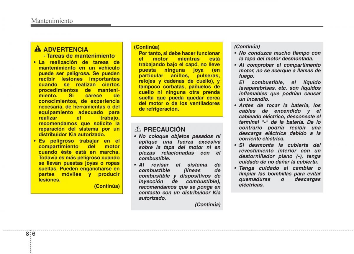 KIA Niro manual del propietario / page 462