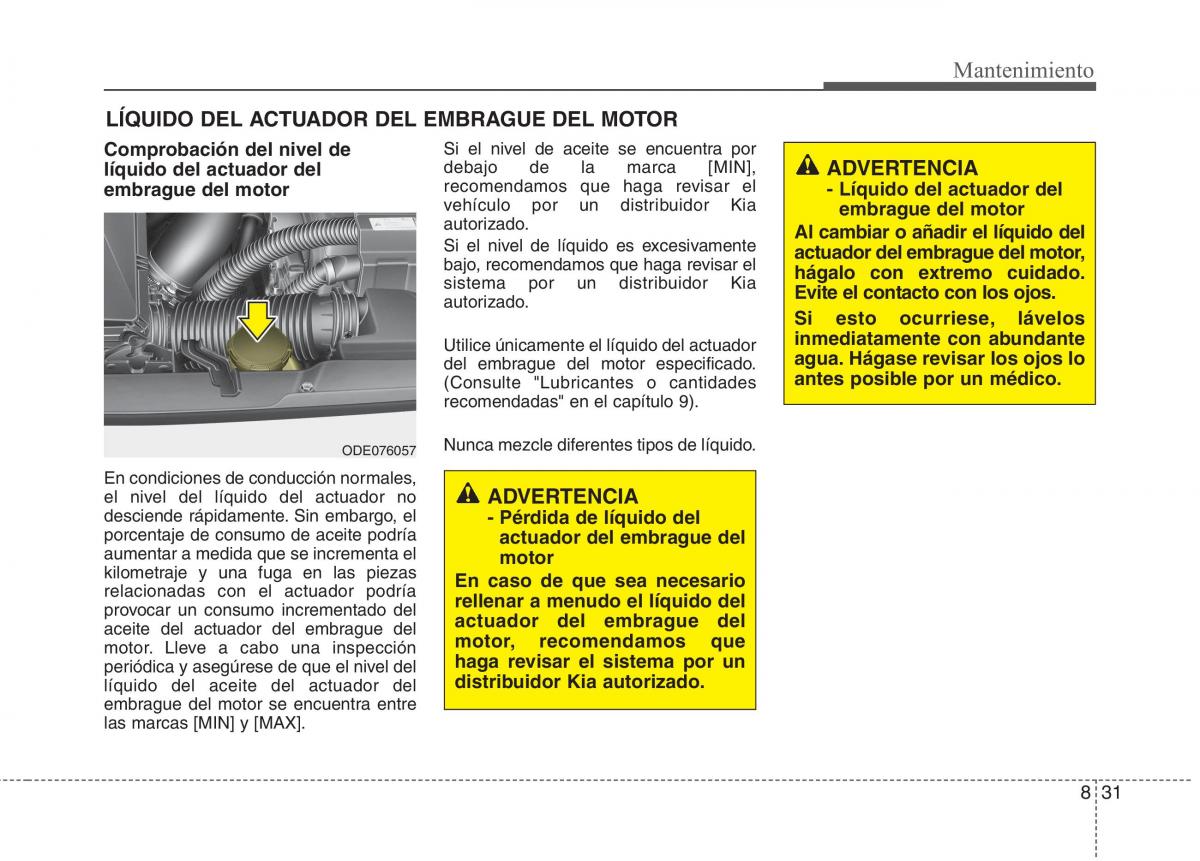 KIA Niro manual del propietario / page 487