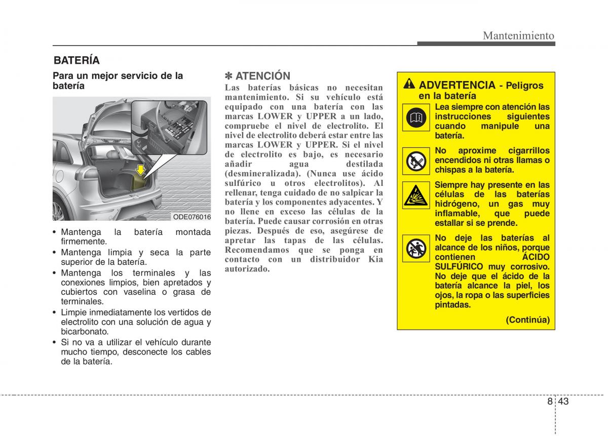 KIA Niro manual del propietario / page 499