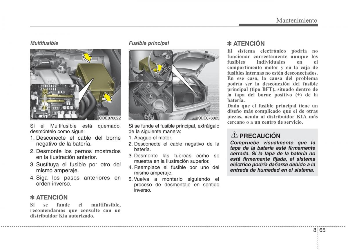 KIA Niro manual del propietario / page 521