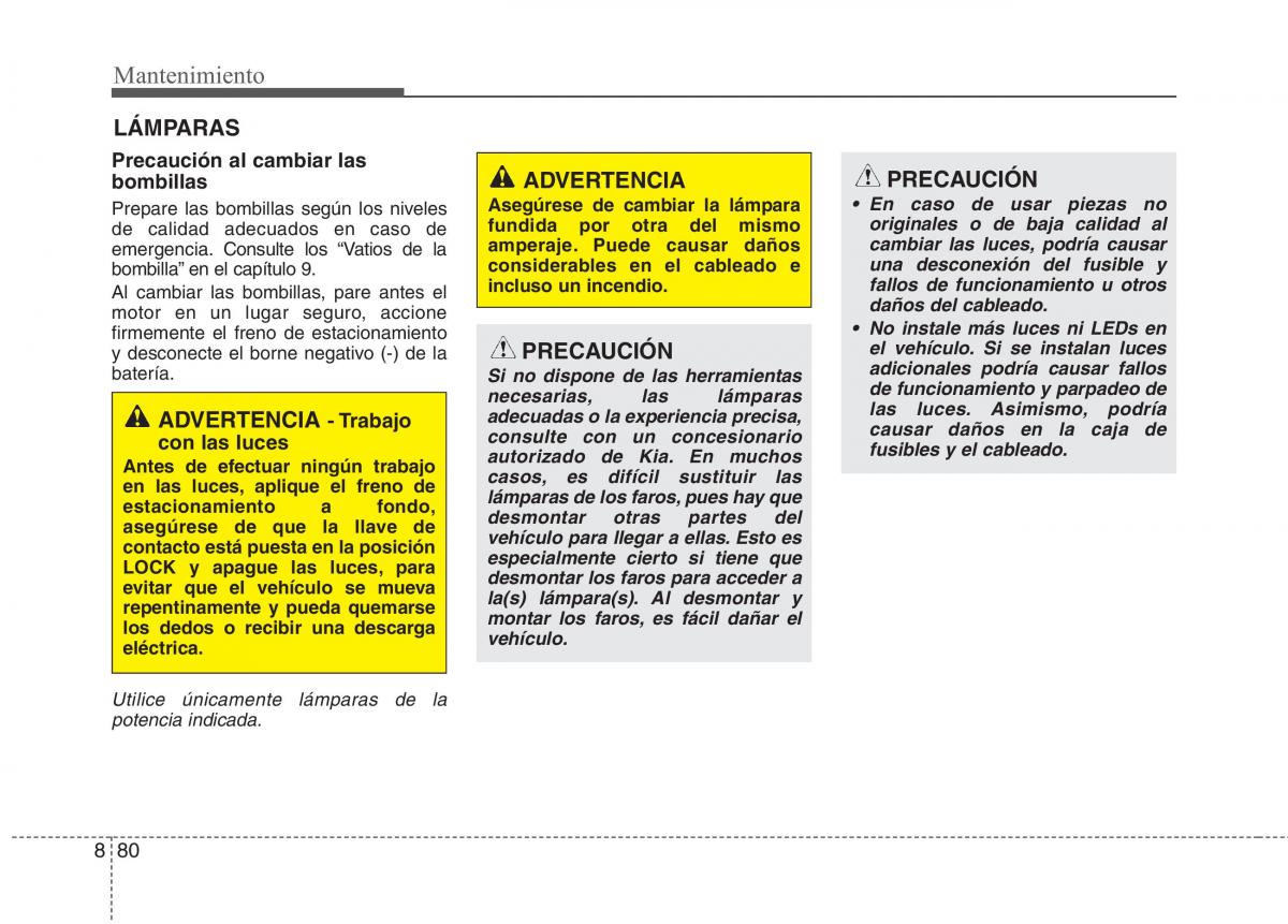 KIA Niro manual del propietario / page 536