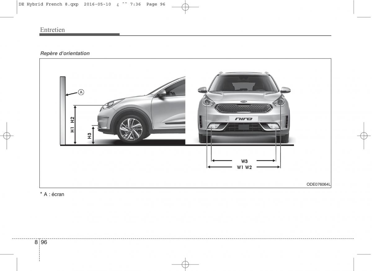 KIA Niro manuel du proprietaire / page 551