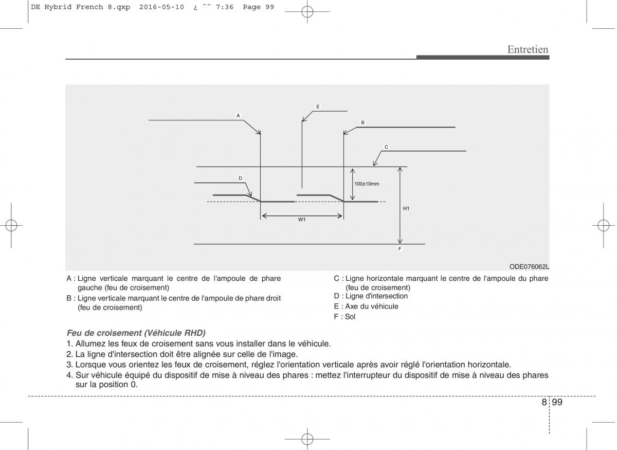 KIA Niro manuel du proprietaire / page 554