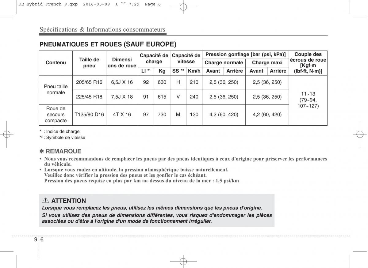 KIA Niro manuel du proprietaire / page 573