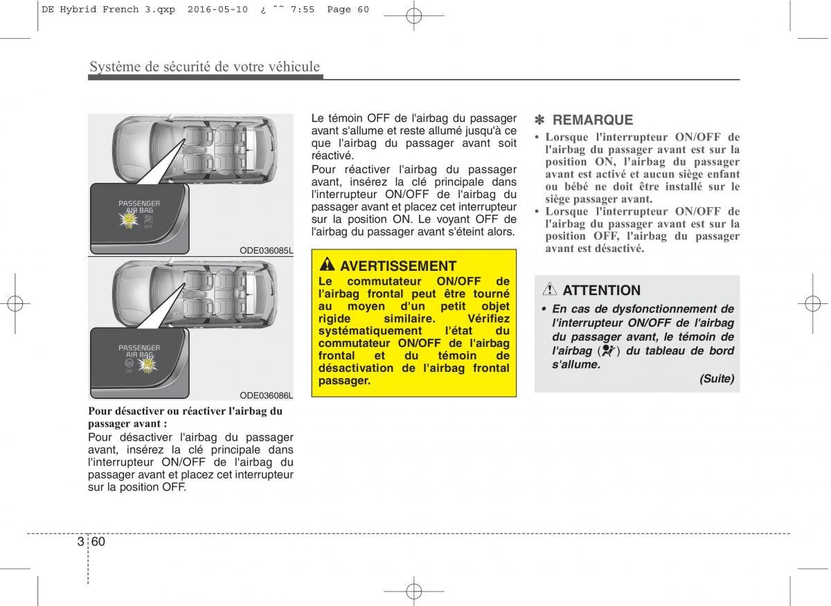 KIA Niro manuel du proprietaire / page 91