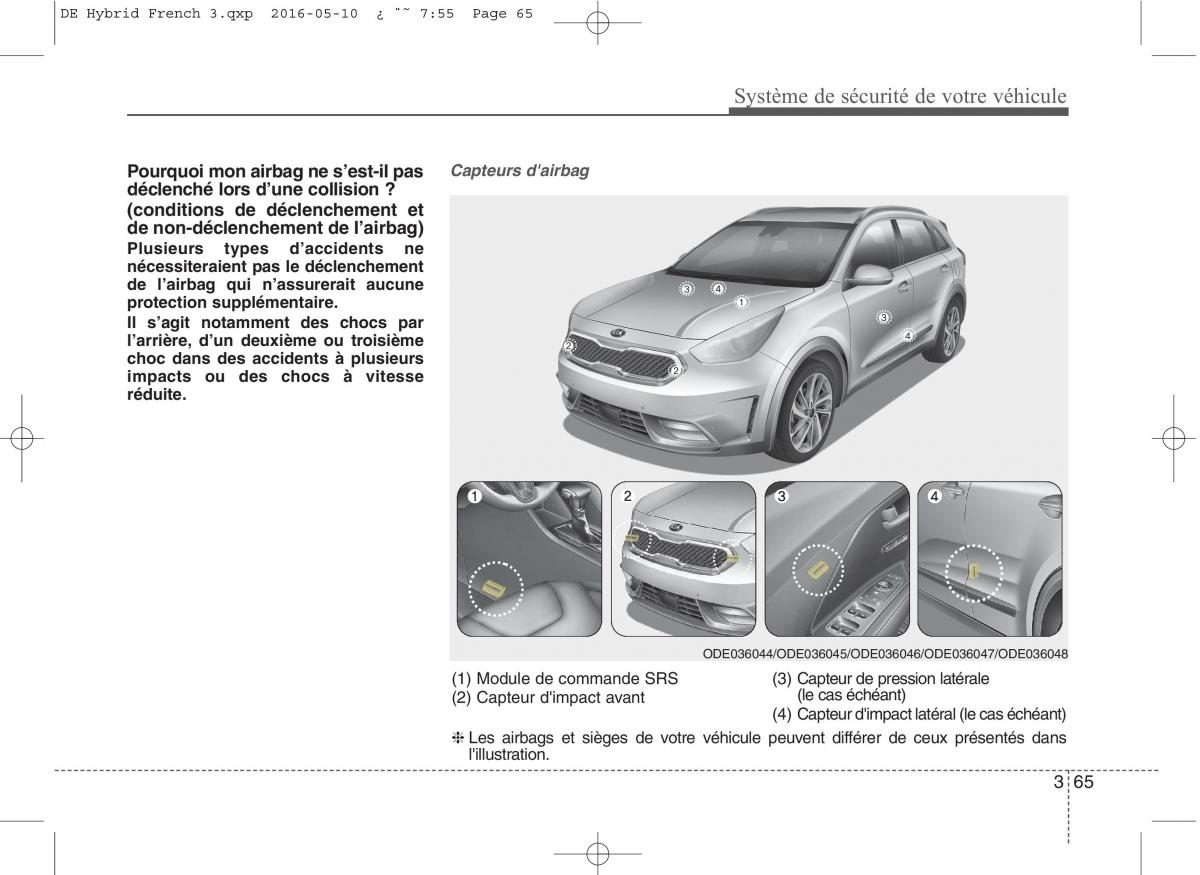 KIA Niro manuel du proprietaire / page 96