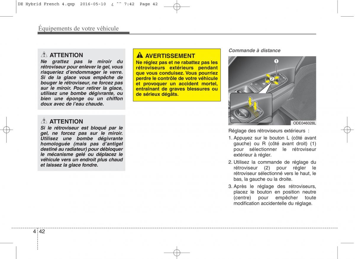 KIA Niro manuel du proprietaire / page 143