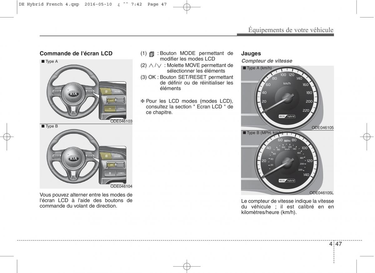 KIA Niro manuel du proprietaire / page 148