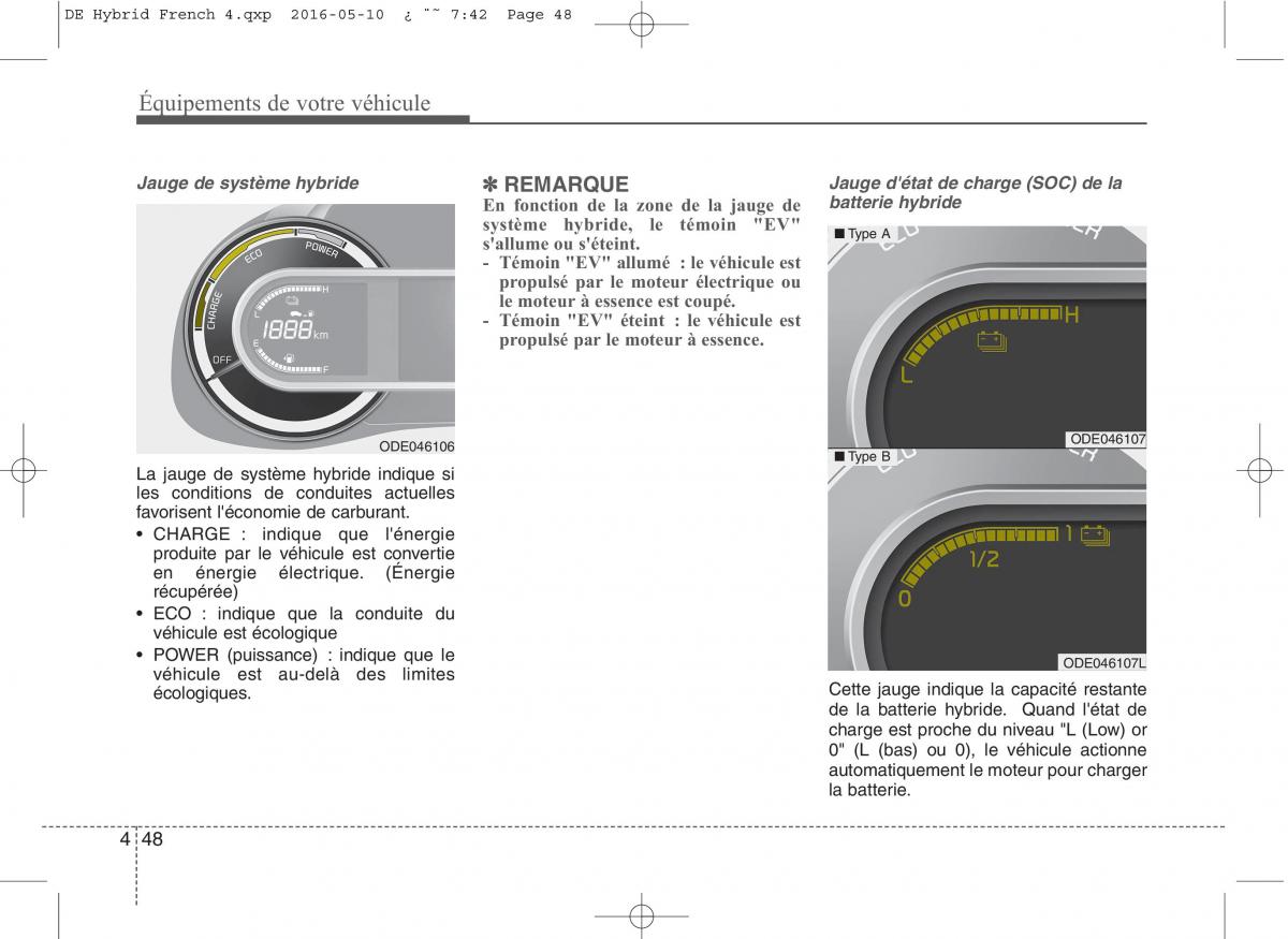 KIA Niro manuel du proprietaire / page 149