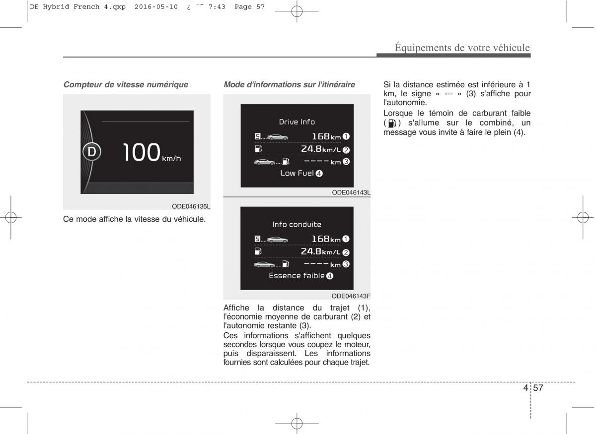 KIA Niro manuel du proprietaire / page 158