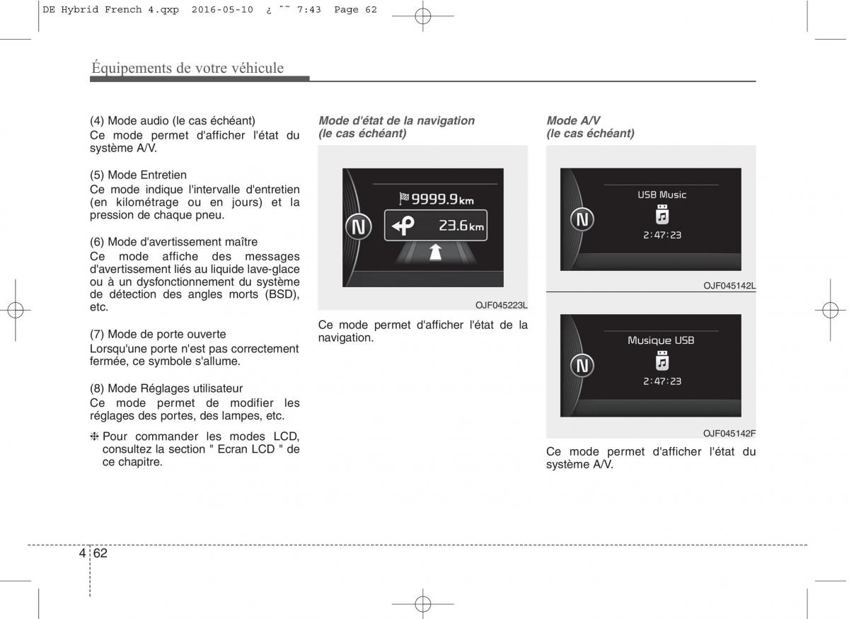 KIA Niro manuel du proprietaire / page 163