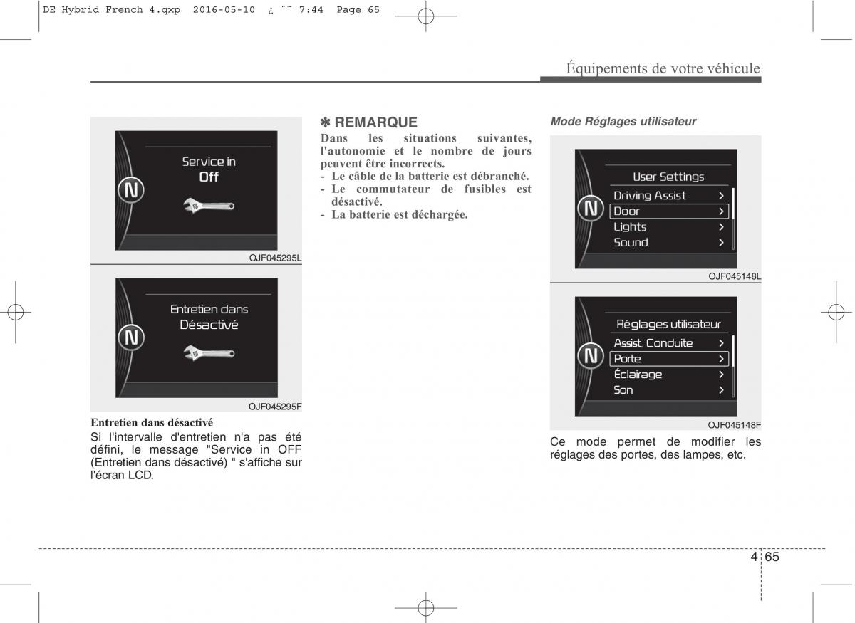 KIA Niro manuel du proprietaire / page 166