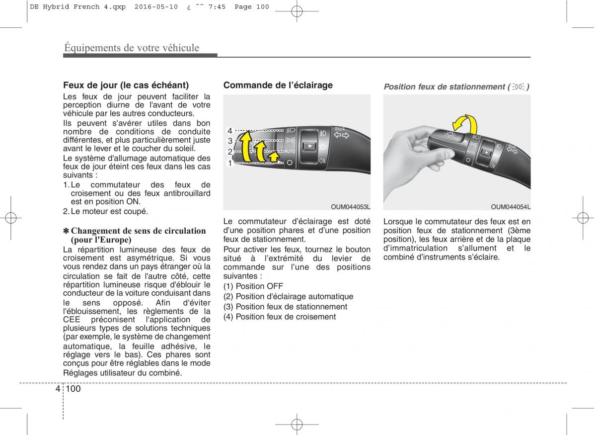 KIA Niro manuel du proprietaire / page 201