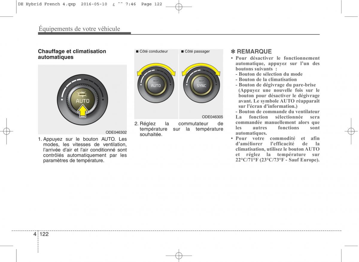 KIA Niro manuel du proprietaire / page 223